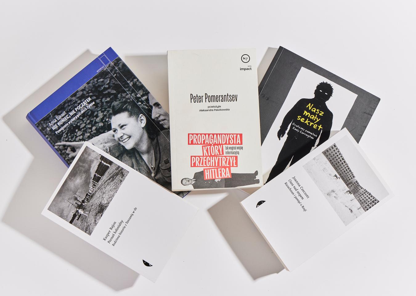 Finałowa piątka Nagrody im. Ryszarda Kapuścińskiego